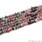Multi Tourmaline Large Chip Beads, 34 Inch Natural Chip Strands, Drilled Strung Nugget Beads, 7-11mm, Polished, GemMartUSA (CHMT-70002)
